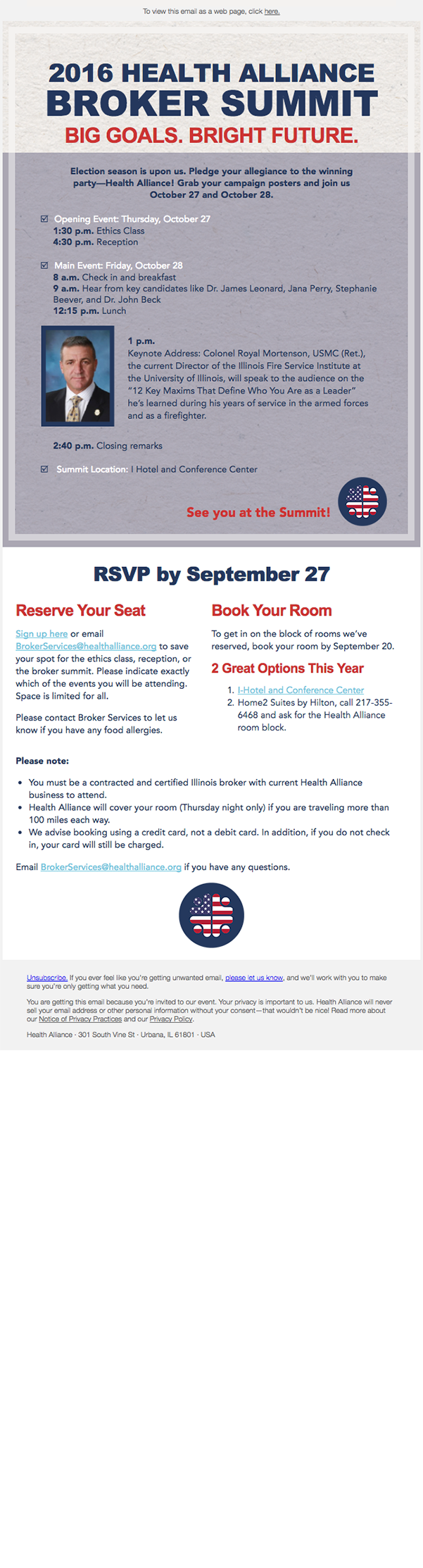 Broker Summit 2016 Invite